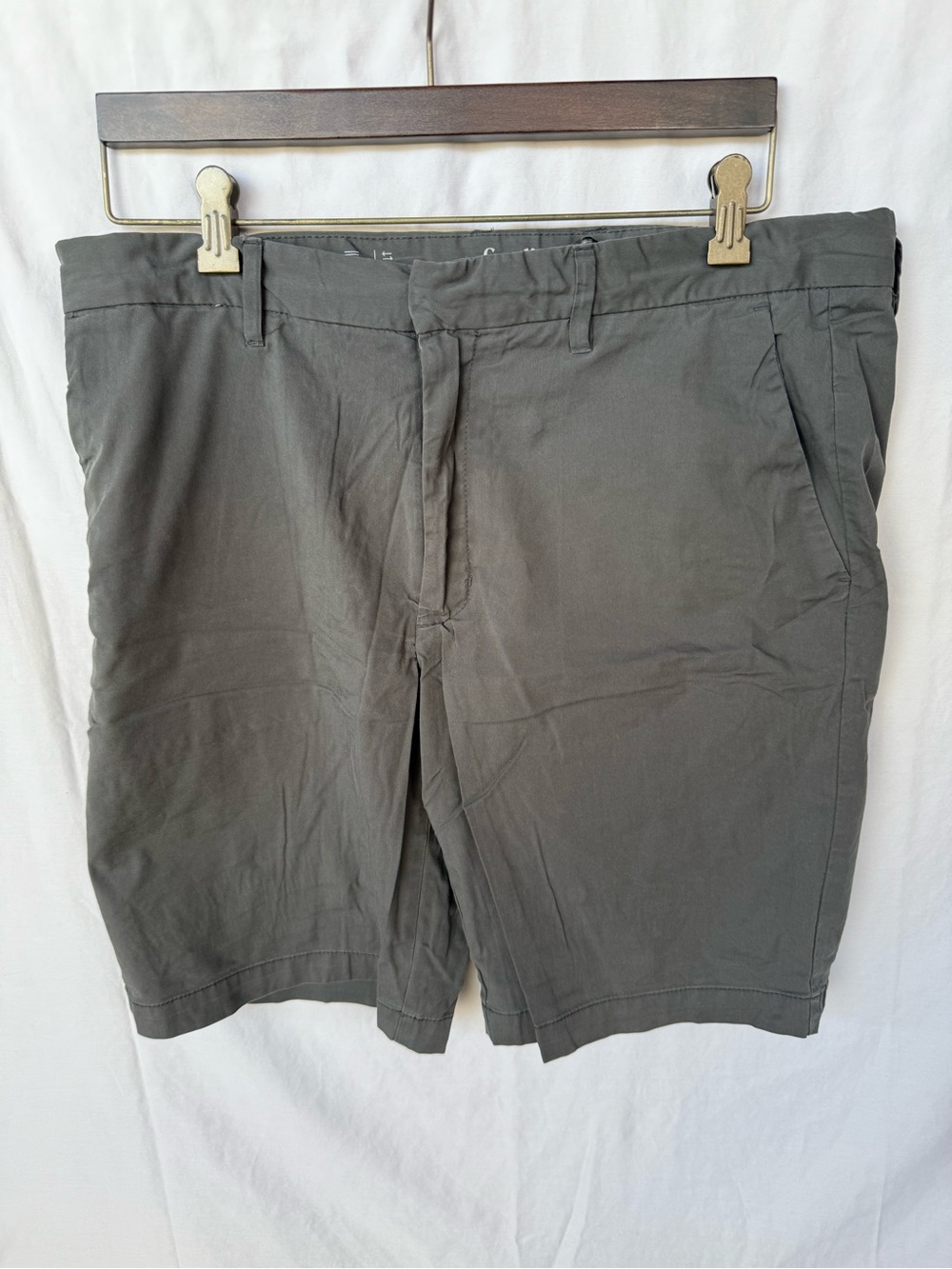 Goodfellow & Co Dark Gray Flat-Front Men's Shorts